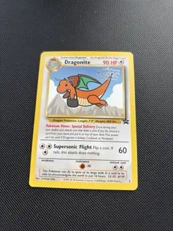 Pokemon Card Black Star Promo Dragonite 5 WB Movie Promo WOTC - Image 2