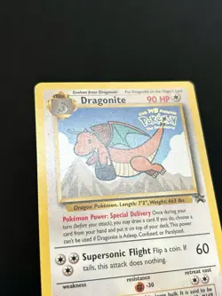 Pokemon Card - Dragonite #5 Black Star Promo WoTC WB Movie - Image 2