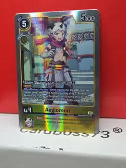 Digimon Card Game - Time Stranger - Aegiomon - BT24-034 - SR - Image 3