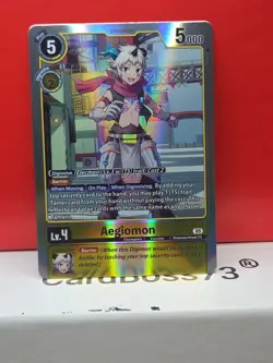 Digimon Card Game - Time Stranger - Aegiomon - BT24-034 - SR - Image 4