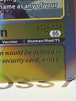 Digimon Card Game - Time Stranger - Aegiomon - BT24-034 - SR - Image 5