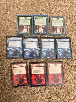 Star Wars Unlimited 10 Cards!- SOR - Vigilance, Command, Aggression Near Mint - Image 1