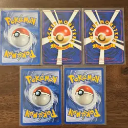 Pokemon TCG Base Set 2 & Japanese Gym Challenge Lot Machop Granbull 5 Cards - Image 2