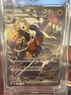 Pokemon TCG Destined Rivals Cynthia's Garchomp EX Card #232/182 - Image 2