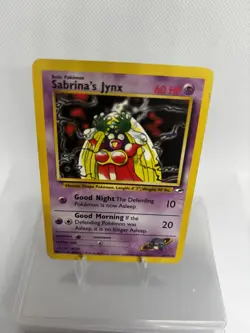 Pokemon TCG Sabrina's Jynx Gym Heroes Card 59/132 Unlimited - Image 2
