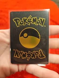 Pikachu LOT of 4 Black Foil Vinyl Fan Art Textured Collector Cards Card MINT - Image 3