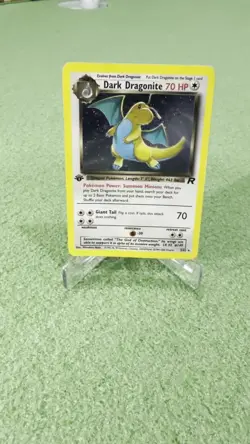 1st Edition Dark Dragonite 5/82 Team Rocket Set Holo Rare 2000 Pokemon Card NM - Image 2