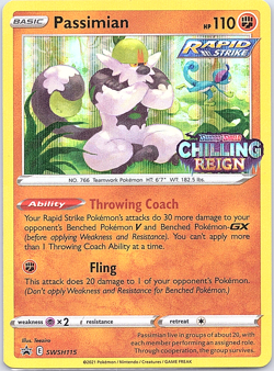 Passimian - (Prerelease) SWSH115 SWSH: Sword & Shield Promo Cards Holo - Image 1