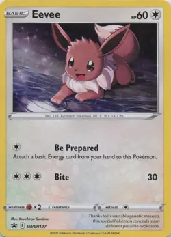 Eevee Promo SWSH: Sword & Shield Promo Cards SWSH127 NM - Image 1