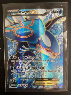 Kyogre EX 148/160 XY Primal Clash 2015 Full Art Holo Pokemon Card TCG - Image 1