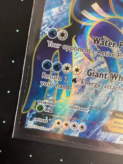 Kyogre EX 148/160 XY Primal Clash 2015 Full Art Holo Pokemon Card TCG - Image 2
