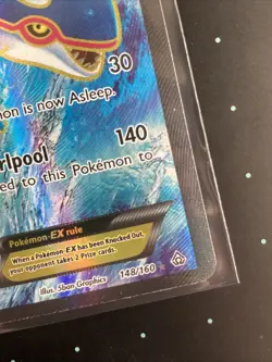 Kyogre EX 148/160 XY Primal Clash 2015 Full Art Holo Pokemon Card TCG - Image 3
