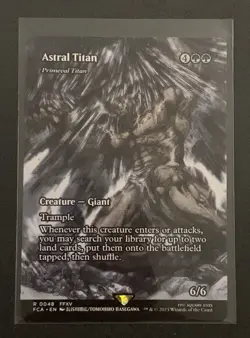 Astral Titan - Primeval Titan R 0048 - MTG - Final Fantasy - Image 1