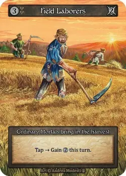 FOIL FIELD LABORERS NM! *SORCERY: CONTESTED REALM - ARTHURIAN LEGENDS* - Image 1