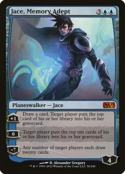 Jace, Memory Adept Magic 2013 (M13) LP 56 - Image 1