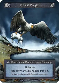 FOIL HAAST EAGLE NM! *SORCERY: CONTESTED REALM - BETA* - Image 1