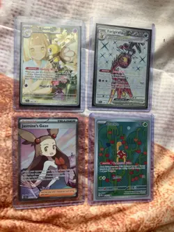 mixed pokemon card lot IR fullart tara fullart trainer free gift with purchase - Image 1