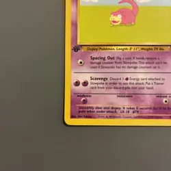 1st Edition Slowpoke 55/62 Fossil Common Non Holo 1999 NM Pokemon Card - Image 5