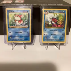 Pokemon Jungle Goldeen 53/64 & Seaking 46/64 2 Card Lot TCG 1st Edition - Image 1