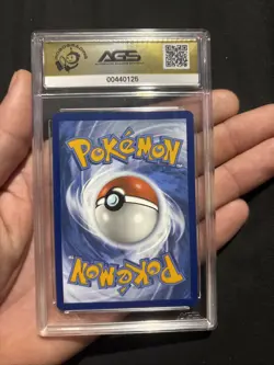 2025 Pokemon Sv Promo Fa/Thundurus Black star Ags Mint + 9.5 - Image 2