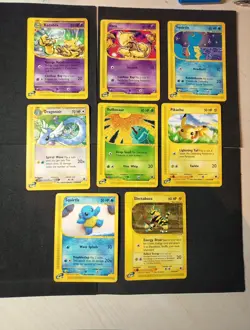 Lotto 8 Carte Pokemon Expedition Eng Exe/Nm No Charizard - Image 1