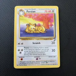 NEAR MINT Pokemon TCG Persian Base Set 2 56/130 Regular Unlimited Uncommon - Image 1