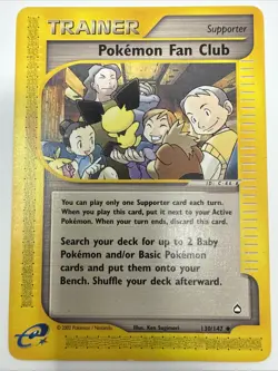 Pokemon Fan Club 130/147 Aquapolis LP TCG Trainer 2003 HP - Image 1