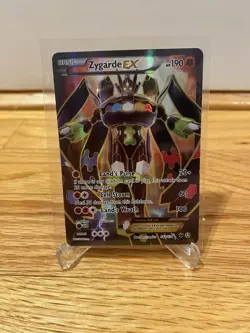 Pokemon Zygarde EX 054A/124 Full Art Alternate Art Promo Holo Trading Card - Image 1