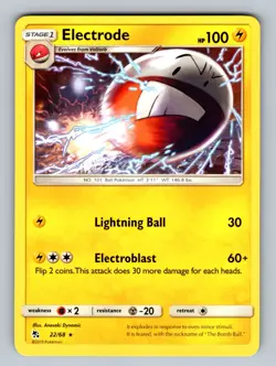 Electrode 22/68 Rare Hidden Fates NM - LP Pokemon TCG - Image 1