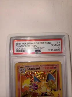 2021 Pokemon Celebrations Charizard-Holo Classic Coll. #4 GEM MT PSA 10 Base Set - Image 4