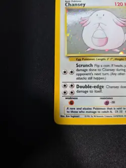Base Set 2 Pokemon Chansey • Holo #3/130 • Lightly Played - Image 3