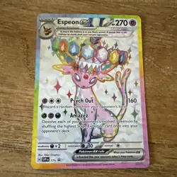 Umbreon 176 & Espeon 175 Pokemon Prismatic Evolutions Figure Collection Promo NM - Image 3