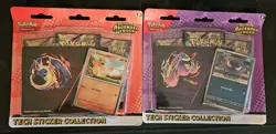 SET OF 2 - POKEMON ASCENDED HEROES TECH STICKER COLLECTION CHARMANDER & GHASTLY - Image 1