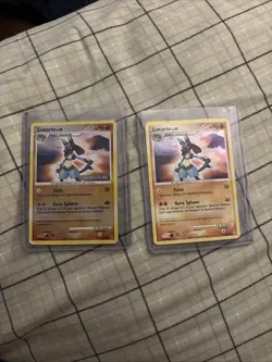 Pokemon TCG 2007 Lucario Reverse Holo Rare Diamond and Pearl 6/130 - Image 1