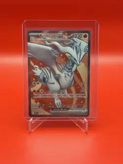 Pokemon Reshiram EX #158 Full Art Scarlet & Violet White Flare Mint/Near Mint - Image 1