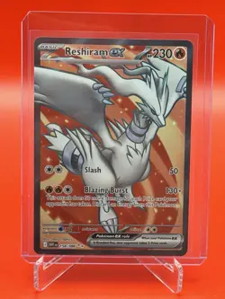 Pokemon Reshiram EX #158 Full Art Scarlet & Violet White Flare Mint/Near Mint - Image 2