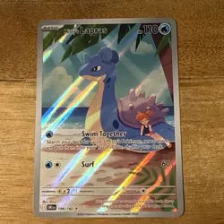 Pokemon TCG Misty's Lapras Destined Rivals 194/182 Illustration Rare - Image 1