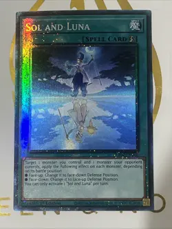 Sol And Luna 1st Edition Prismatic Ultimate Rare RA02-EN068 Yu-Gi-Oh! - Image 1