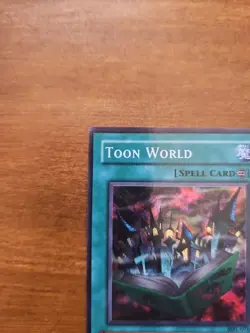 Yu-Gi-Oh TCG Magic Ruler #MRL-076 Toon World Super Rare MP - Image 4