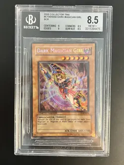 BGS 8.5 - Yugioh - Dark Magician Girl CT2-EN004 - Secret Rare Collector Tin - Image 1
