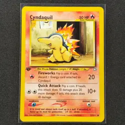 Cyndaquil - 57/111 - 1st Edition - Neo Genesis - Pokemon Card - NM/M - Image 1