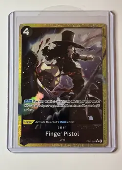 Finger Pistol EB01-051 (Alternate Art) Premium Booster The Best Vol 2 One Piece - Image 1