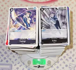 ONE PIECE LOTTO 1KG DI CARTE OP-02 PARAMOUNT WAR ENGLISH CON DOPPIE-FOIL NM/MT! - Image 2
