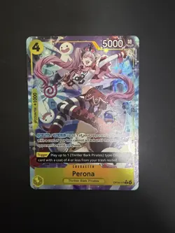 One Piece TCG Perona OP14-111 Rare Alt Art Foil - Near Mint - Image 1