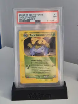 Pokemon Cards PSA 7 Dark Venusaur 7 - Promo Best of Game Winner English Vintage - Image 2