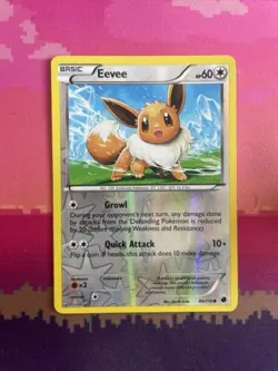 Pokemon Card Eevee Plasma Freeze Reverse Holo Common 89/116 Near Mint - Image 1