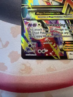 M Gallade EX 100/108 Pokemon XY Roaring Skies Ultra Rare Full Art Near Mint (NM) - Image 3