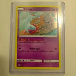 Latias Black Star Promo SM87 Pokemon TCG Sun & Moon Cosmo Holo LP-NM - Image 1