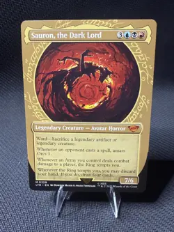 Sauron, the Dark Lord - LTR 329 Showcase - MTG Lord of the Rings - Image 1