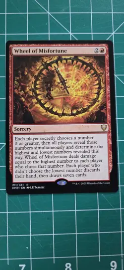 Wheel of Misfortune Commander Legends Regular Card in Near Mint Condition - Image 1